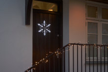 Snøfnugg med 24 LED akryl Ø40 cm